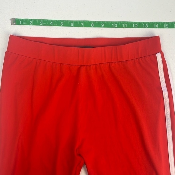 Feathers Red/White Track Pants Elastic Waist/Pull-On Leggings Joggers Lounge XL - Picture 6 of 9